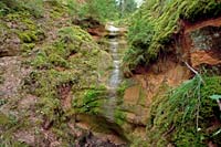 Lici cliffs, waterfall